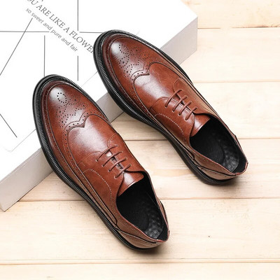 Παπούτσια Oxford για άντρες Μόδα Brogue Παπούτσια Ανδρικά δερμάτινα επίσημα παπούτσια φόρεμα Άνετα ανδρικά ανδρικά παπούτσια γραφείου ανδρικά παπούτσια για πάρτι