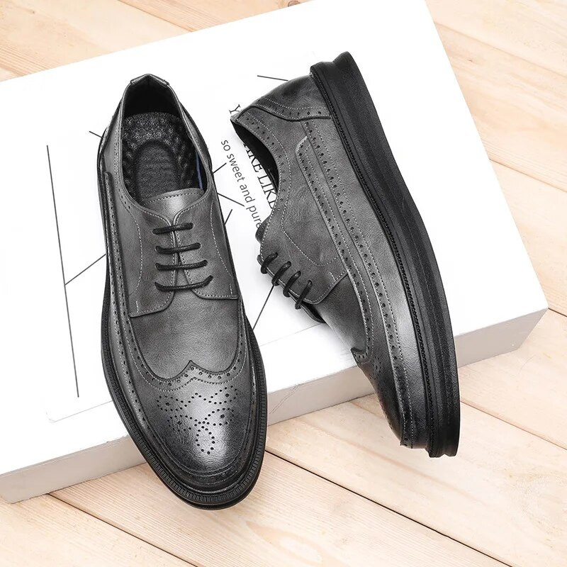 Παπούτσια Oxford για άντρες Μόδα Brogue Παπούτσια Ανδρικά δερμάτινα επίσημα παπούτσια φόρεμα Άνετα ανδρικά ανδρικά παπούτσια γραφείου ανδρικά παπούτσια για πάρτι