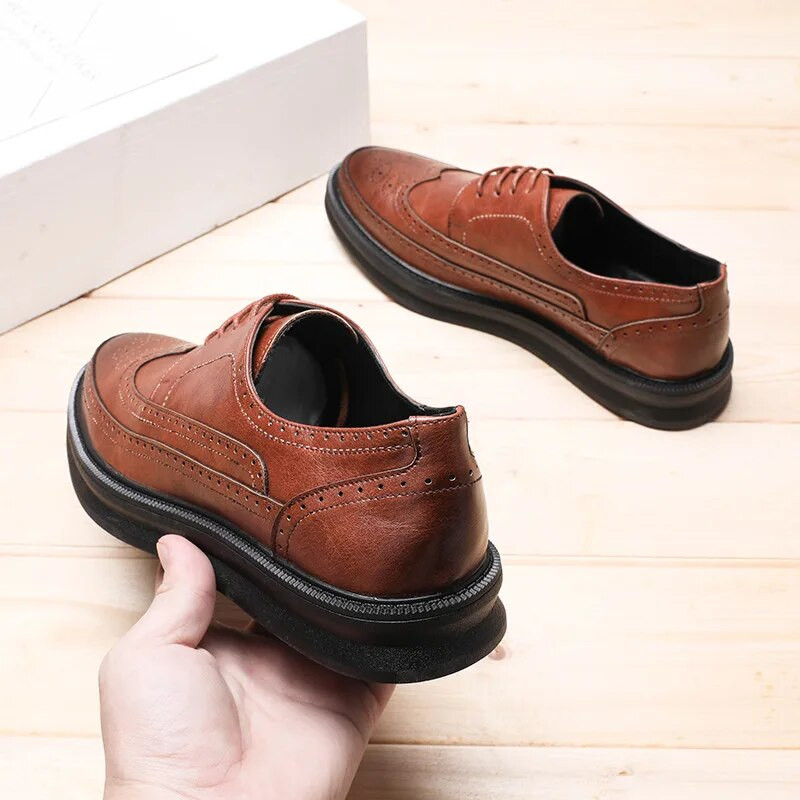 Παπούτσια Oxford για άντρες Μόδα Brogue Παπούτσια Ανδρικά δερμάτινα επίσημα παπούτσια φόρεμα Άνετα ανδρικά ανδρικά παπούτσια γραφείου ανδρικά παπούτσια για πάρτι