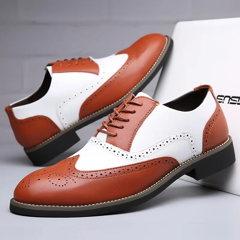 Vyriškos suknelės Batai mados jaunikio vestuviniai batai prabangūs itališko stiliaus Oksfordo batai Vyriški verslo biuro darbo avalynė