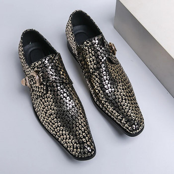 Μόδα Chelsea φόρεμα παπούτσια για άντρες Slip On Party Loafers Επίσημα κοινωνικά παπούτσια Ανδρικά παπούτσια γάμου