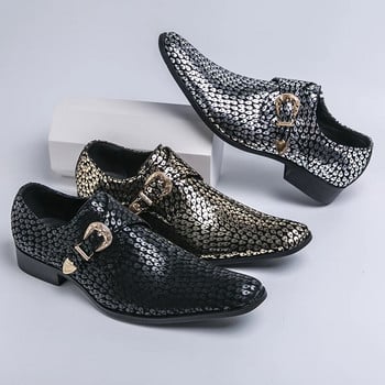 Μόδα Chelsea φόρεμα παπούτσια για άντρες Slip On Party Loafers Επίσημα κοινωνικά παπούτσια Ανδρικά παπούτσια γάμου