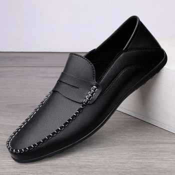 Summer Man Loafers Νυφικό Λευκό Driving Moccasins Παπούτσια Ανδρικά Casual Παπούτσια Split Leather Slip σε ελαφριά ανδρικά παπούτσια