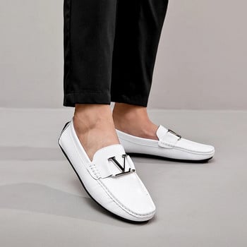 Ανδρικά Loafers Υψηλής ποιότητας Ανδρικά Casual Παπούτσια Μοκασίνια Slip on Ανδρικά Flat Μόδα Ανδρικά παπούτσια Παπούτσια οδήγησης Μέγεθος 38-45