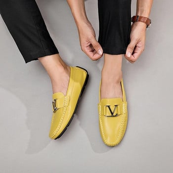 Ανδρικά Loafers Υψηλής ποιότητας Ανδρικά Casual Παπούτσια Μοκασίνια Slip on Ανδρικά Flat Μόδα Ανδρικά παπούτσια Παπούτσια οδήγησης Μέγεθος 38-45