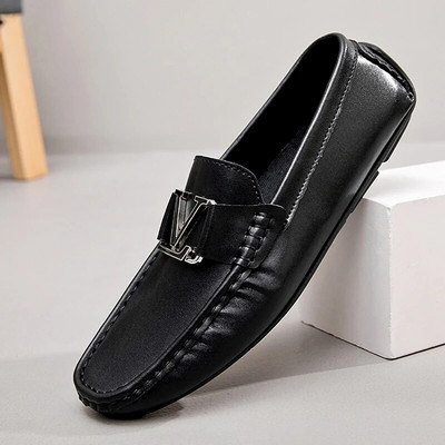 Muške visokokvalitetne natikače Visokokvalitetne muške ležerne cipele Mokasine natikače Muške ravne cipele Modne muške cipele Cipele za vožnju Vel. 38-45