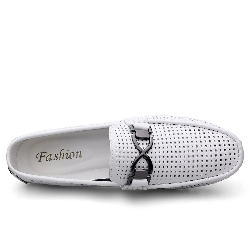 Vasarą kvėpuojantys batai Vyriški dizainerio vairavimo batai Madingi vyriški odiniai mokasinai dideli 37–47 dydžio biuro butai