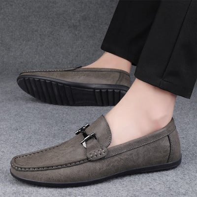 Mocasini de designer pentru bărbați Pantofi casual din piele de mărime mare Mocasini de marcă de lux Pantofi de șofer Pantofi de șofat Mocasini de modă Ușoare