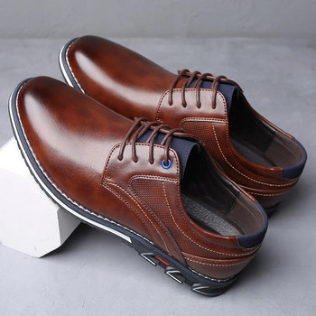 Ανδρικά ρετρό παπούτσια Επαγγελματικής επωνυμίας Δερμάτινα παπούτσια Μόδα καθημερινά παπούτσια για άντρες Μαύρα καφέ αναπνεύσιμα loafers Comfort ανδρικά παπούτσια 2023