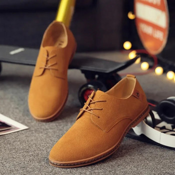 Ανδρικά παπούτσια British Suede Δερμάτινα Oxford Casual Παπούτσια Νέα Κλασικά Αθλητικά Παπούτσια Άνετα Παπούτσια Φόρεμα Παπούτσια Μεγάλου μεγέθους Flats 2023