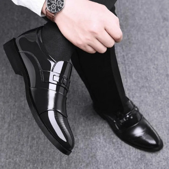 Πολυτελή δερμάτινα ανδρικά παπούτσια για γάμο Επίσημα Oxfords Business Casual παπούτσια εργασίας γραφείου για άντρες Κλασικά ανδρικά παπούτσια με φόρεμα