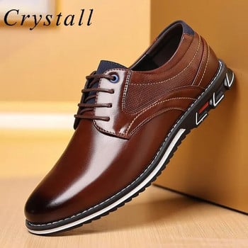 Ανδρικά casual επαγγελματικά παπούτσια Loafers Fashion Pu Leather Comfort Slip σε αναπνεύσιμο ανδρικό παπούτσι Point Toe Μεγάλο μέγεθος Zapatillas Hombre