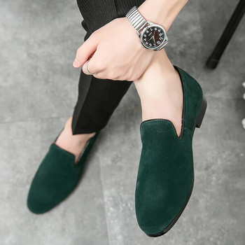 Suede Δερμάτινα Ανδρικά Παπούτσια Mules Classic Business για Ανδρικά Παπούτσια Οδήγησης Πολυτελή Ανδρικά Loafers Σχεδιαστικά παπούτσια Slip-On Ανδρικά παπούτσια φορέματος