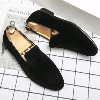 Suede Δερμάτινα Ανδρικά Παπούτσια Mules Classic Business για Ανδρικά Παπούτσια Οδήγησης Πολυτελή Ανδρικά Loafers Σχεδιαστικά παπούτσια Slip-On Ανδρικά παπούτσια φορέματος