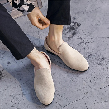 2023 Νέα πολυτελή παπούτσια οδήγησης Suede ανδρικά παπούτσια για επαγγελματικό επίσημο φόρεμα Zapatos Hombre