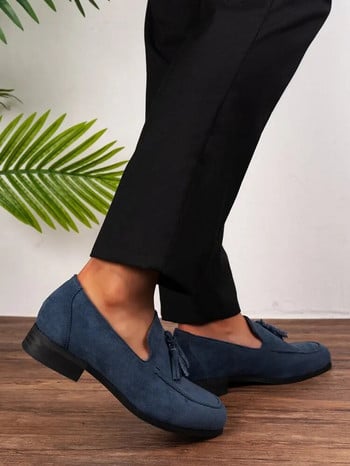 Ανδρικά Loafers Επώνυμα παπούτσια Vintage slip-on Classic Casual Ανδρικά παπούτσια οδήγησης Νυφικά ανδρικά παπούτσια Φούντα μυτερά