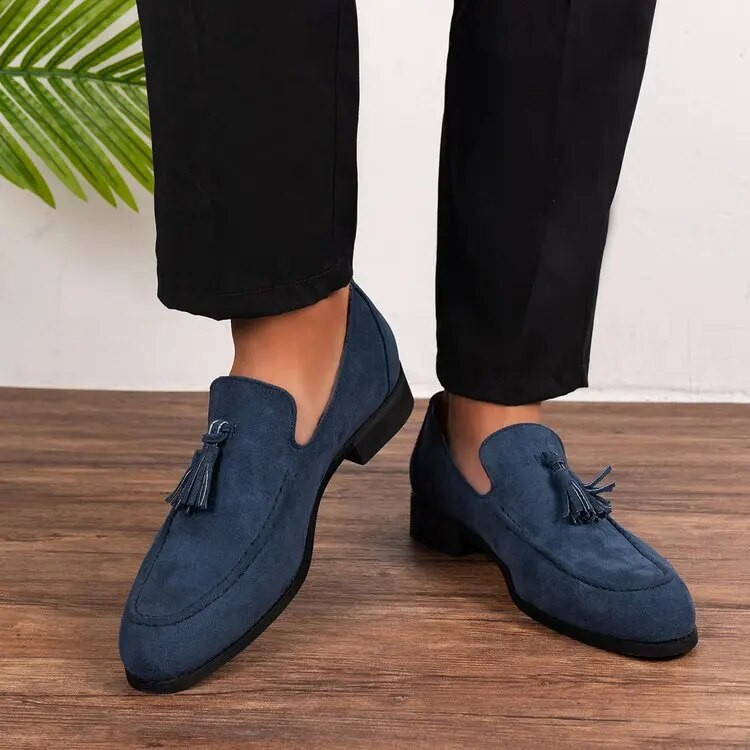 Vyriški Loafers Firminiai batai Vintažiniai prisegami klasikiniai laisvalaikio vyriški vairavimo avalynė Vestuvinė vyriška suknelė Batai su kutu