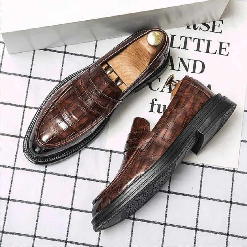 Poslovne svečane kožne cipele Muške modne ležerne cipele Klasične talijanske svečane oksfordske cipele za muškarce Elegantes Muške cipele