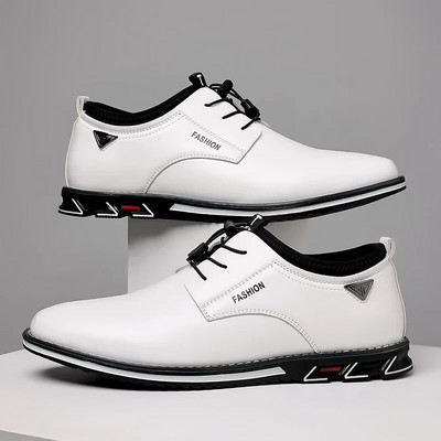 Uued ärilised vabaajajalatsid meestele Paeltega pidulikud kingad meestele, mustad nahast Oxfordi suures suuruses pulmapeo kontorikleidid