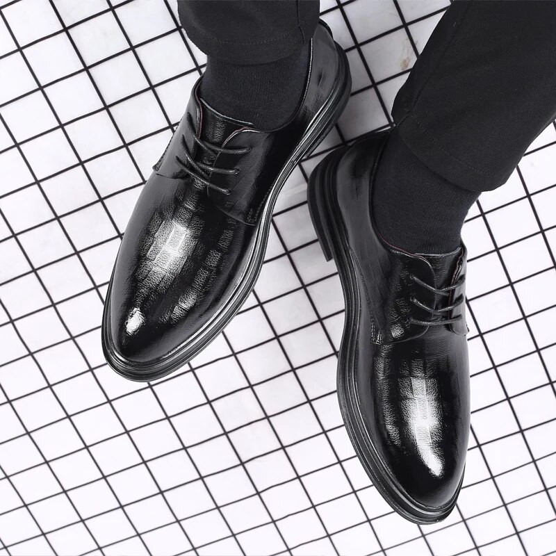 Muške kožne cipele Muške poslovne svečane cipele Niske muške cipele mladoženja oženjen