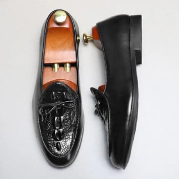 Δερμάτινα Ανδρικά Loafer Παπούτσια Μόδα Ανδρικά Παπούτσια Casual Παπούτσια Ανδρικά Παπούτσια Γάμου Μεγάλο Μέγεθος 37-47 D2H59