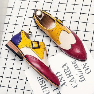 Modne svečane brogue cipele Velika veličina 48 47 Muške svečane cipele Vjenčane kožne muške oksfordice Luksuzna marka Poslovne formalne Zapatos