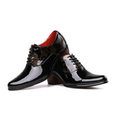 Muške svečane cipele Modne lakirane muške svečane cipele 2023. Luksuzne poslovne uredske vjenčane obuće Muške cipele na visoku petu D2H9