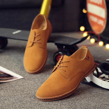 Обувки за мъже Велурени кожени мъжки обувки Оксфорд Ежедневни маратонки Удобни обувки Обувки за рокля Големи размери Ракови обувки Zapatillas Hombre