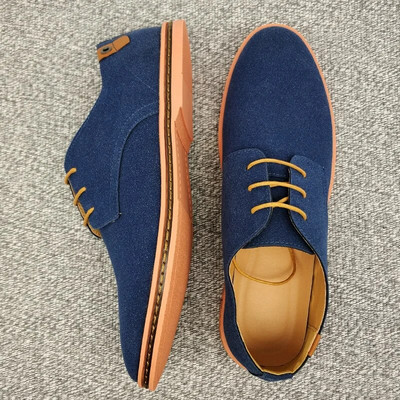 Kingad meestele Seemisnahast Meeste Kingad Oxford vabaaja tossud Mugavad jalatsid Kleit Kingad Suure suurusega Flats Zapatillas Hombre