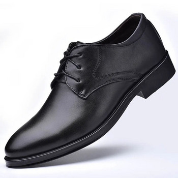 Plus Size38-48 Ανδρικά Δερμάτινα Παπούτσια Επαγγελματικά Παπούτσια με φόρεμα Παντός αγώνα Casual παπούτσια που απορροφούν τους κραδασμούς Ανδρικά παπούτσια ανθεκτικά στη φθορά
