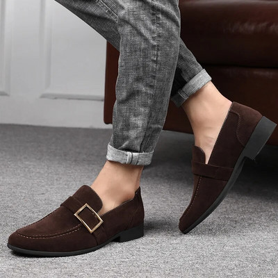 2023 meeste kingad Inglismaa Trend vabaajajalatsid Meeste seemisnahast Oxfordi pulmade nahast kleit kingad Meeste lamedad Zapatillas Hombre, suur suurus 48
