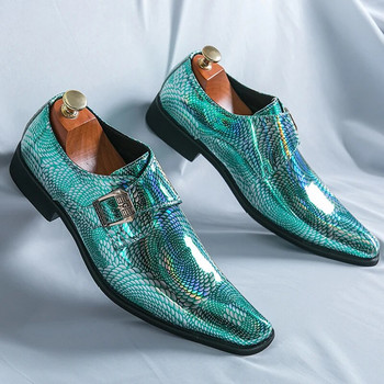 Μόδα καθρέφτες Φόρεμα Ανδρικά παπούτσια Slip On Party Loafers Επίσημα κοινωνικά παπούτσια Chelsea Ανδρικά παπούτσια γάμου