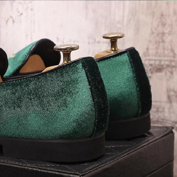 Μόδα κεντημένα ανδρικά παπούτσια για πάρτι Casual Luxury Formal Ανδρικά Loafers Ιταλικά Breathable Ανδρικά Παπούτσια Βάρκας Μέγεθος 47 1AA56