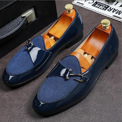 Pantofi de rochie pentru bărbați noi, cu cataramă, modă de lux, pantofi de nuntă, pentru bărbați, pantofi oxford de lux în stil italian, mărime mare 48 1AA46