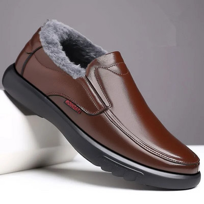 Laisvalaikio batai Vyriški Odiniai Minkšti Makaronai Medvilniniai Batai Aksominiai Medvilniniai Patogi Suknelės Batai Vyriški Batai Vyriški Scarpe da uomo