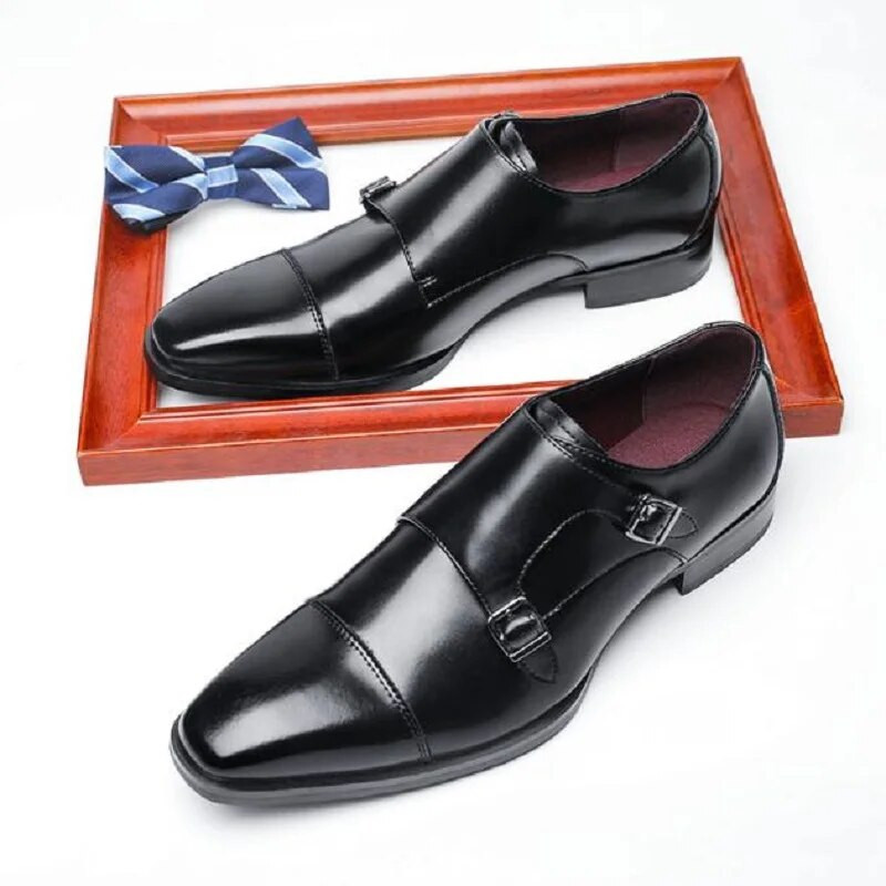 Elegantne muške svečane cipele Svečane kožne cipele za muškarce Obuća za vjenčanja Sapato Social Masculino 1AA18