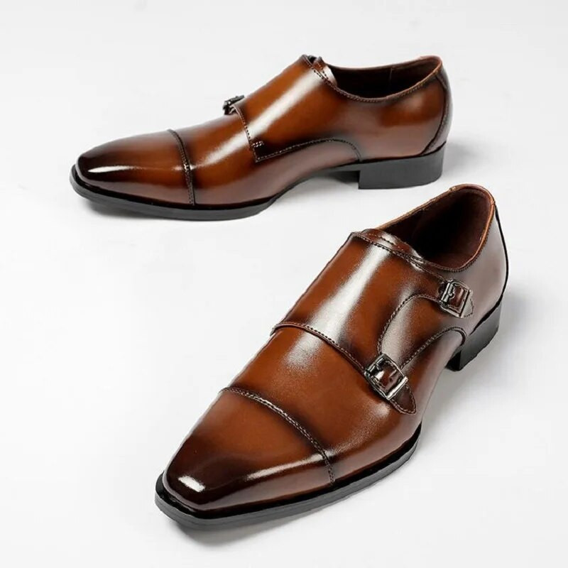 Elegantne muške svečane cipele Svečane kožne cipele za muškarce Obuća za vjenčanja Sapato Social Masculino 1AA18