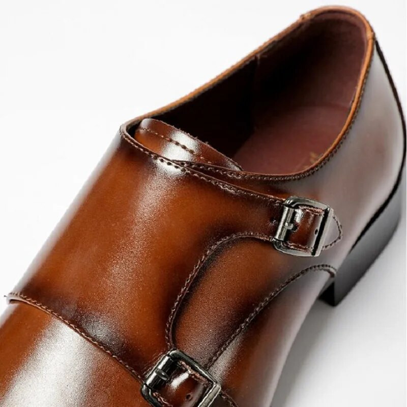 Elegantne muške svečane cipele Svečane kožne cipele za muškarce Obuća za vjenčanja Sapato Social Masculino 1AA18