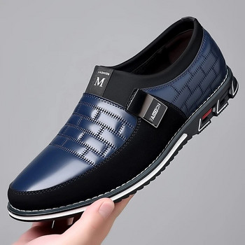 Мъжки бизнес обувки Slip on Party Мъжки обувки Удобни обувки от PU кожа за мъже Обувки за сватбена рокля за мъже Zapatos Hombre