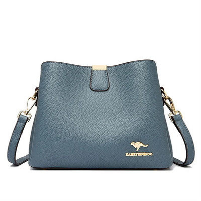 Prabangios dizainerio aukštos kokybės odinės moteriškos rankinės Piniginės 3 sluoksnių daugiafunkciniai moteriški rankiniai per petį „Sac Femme“