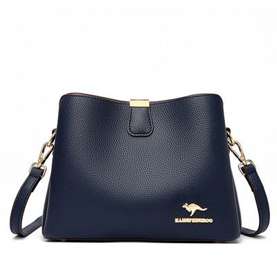 Prabangios dizainerio aukštos kokybės odinės moteriškos rankinės Piniginės 3 sluoksnių daugiafunkciniai moteriški rankiniai per petį „Sac Femme“