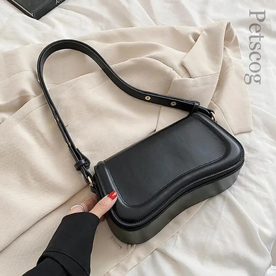 Trendovske modne torbe za žene Pu kožne preklopne ženske torbe ispod pazuha Hobo modne luksuzne ženske torbe na rame Zelene