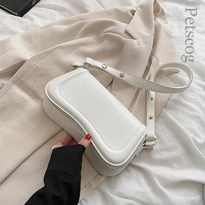 Trendovske modne torbe za žene Pu kožne preklopne ženske torbe ispod pazuha Hobo modne luksuzne ženske torbe na rame Zelene