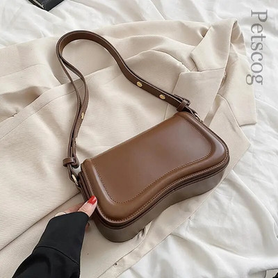 Trendovske modne torbe za žene Pu kožne preklopne ženske torbe ispod pazuha Hobo modne luksuzne ženske torbe na rame Zelene