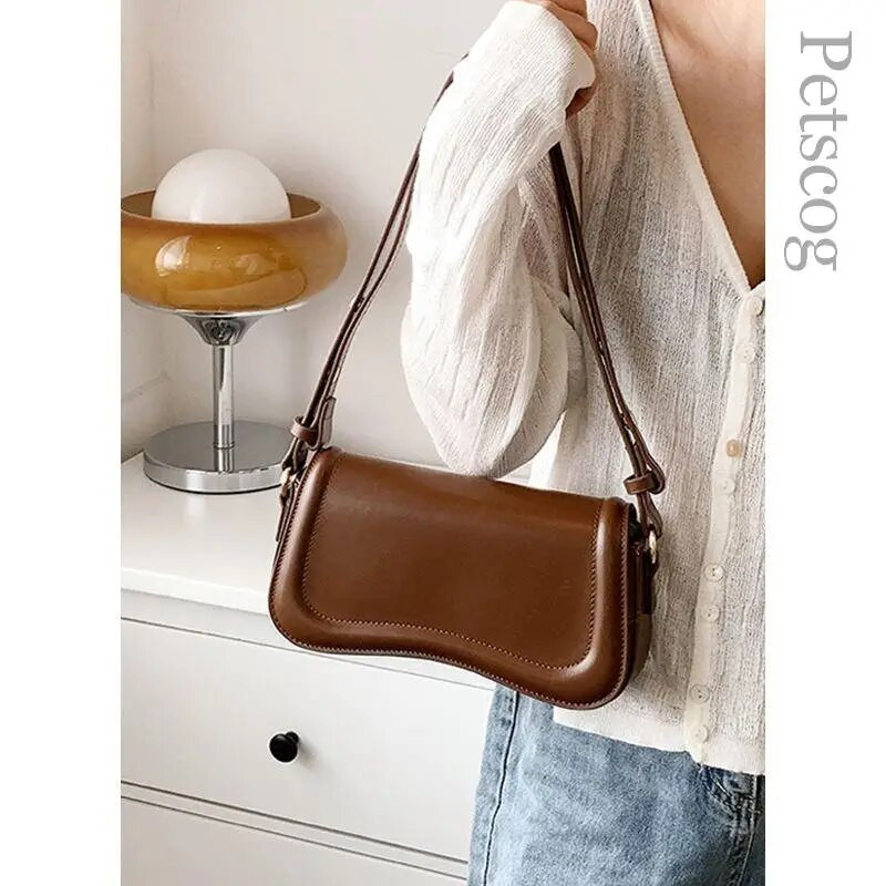 Madingos madingos rankinės moterims Pu odiniai atvartai, moteriški pažastyse, madingi, prabangūs moteriški pečių krepšiai, žalia