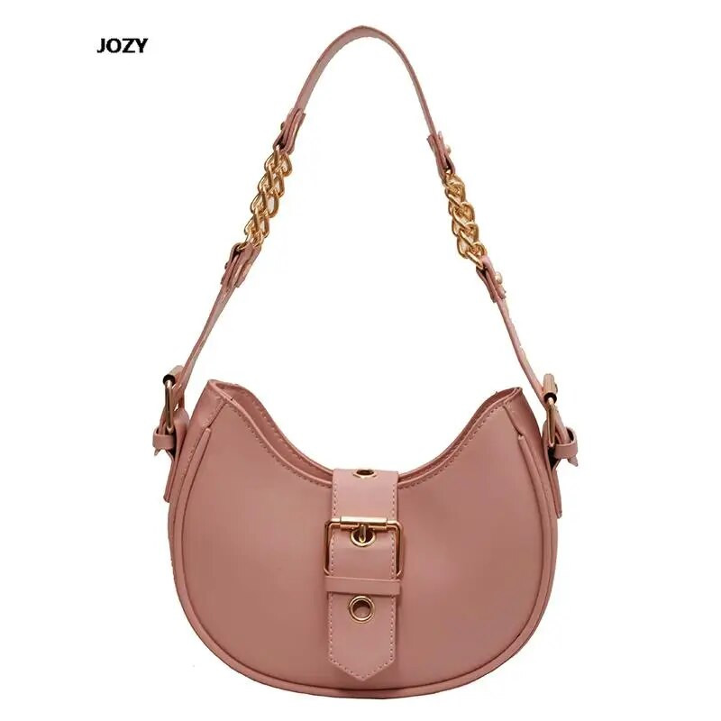 Raznovrsne ležerne luksuzne dizajnerske torbe na rame 2023. Nova modna klasična mala preko ramena za žene PU kožne torbe u obliku polumjeseca