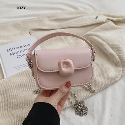 Vasaros solidūs paprasto stiliaus kryžminiai krepšiai moterims Nauja prabangi dizainerių grandinėlė, moteriška ant pečių, 2023 m. madinga laisvalaikio odinė rankinė