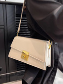 Torba preko ramena Nova luksuzna dizajnerska jednobojna trendi vintage jednostavnog stila preko ramena Ljetne PU torbice za žene u kupovini na poslu