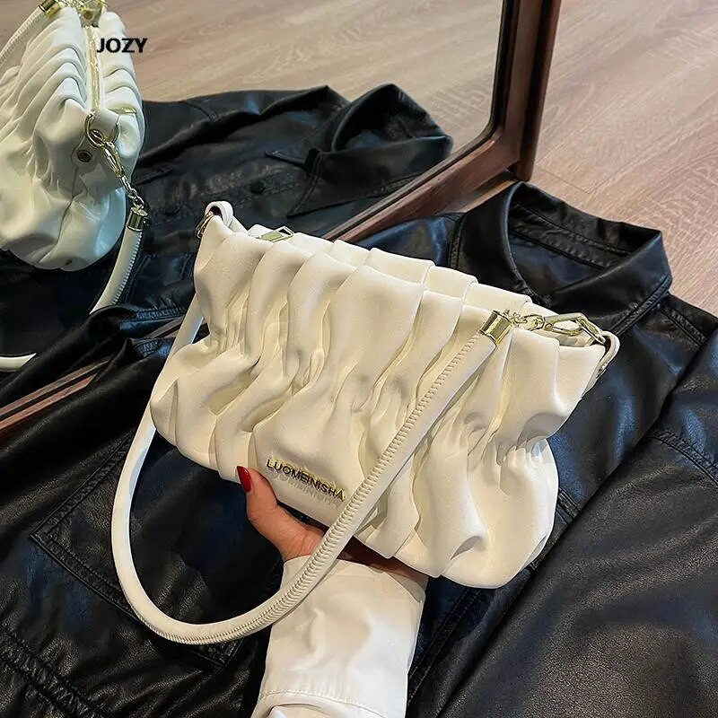 Prabangūs dizainerio nauji pečių krepšiai moterims Vasaros mados kasdieniai kryžminiai krepšiai 2023 m. paprasto stiliaus klasikinės odinės mažos piniginės
