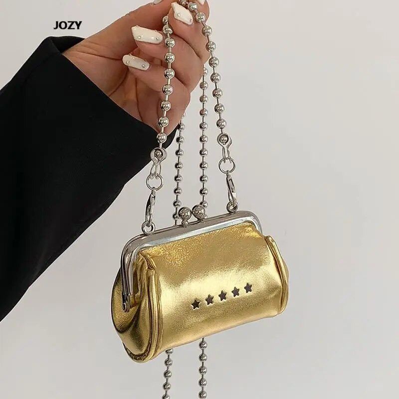 Mini mielos grandinėlės lūpų dažai Crossbody Krepšiai moterims Prabangus dizaineris Y2k Pečių krepšiai Vasaros laisvalaikio mados moteriškos piniginės Vintage